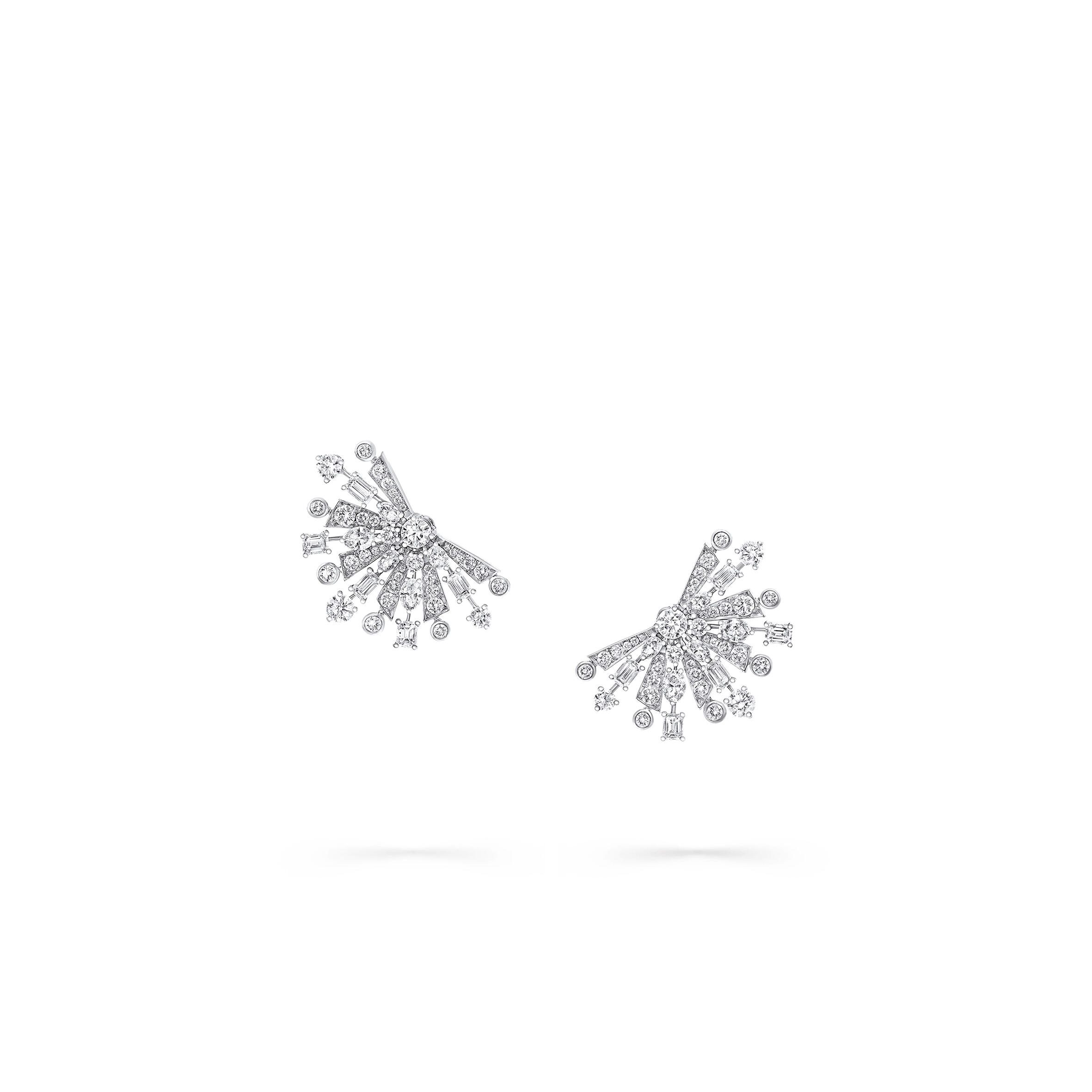 Gr*ff NEW DAWN MULTI-CUT D1am0nd STUD EARRINGS RGE1513